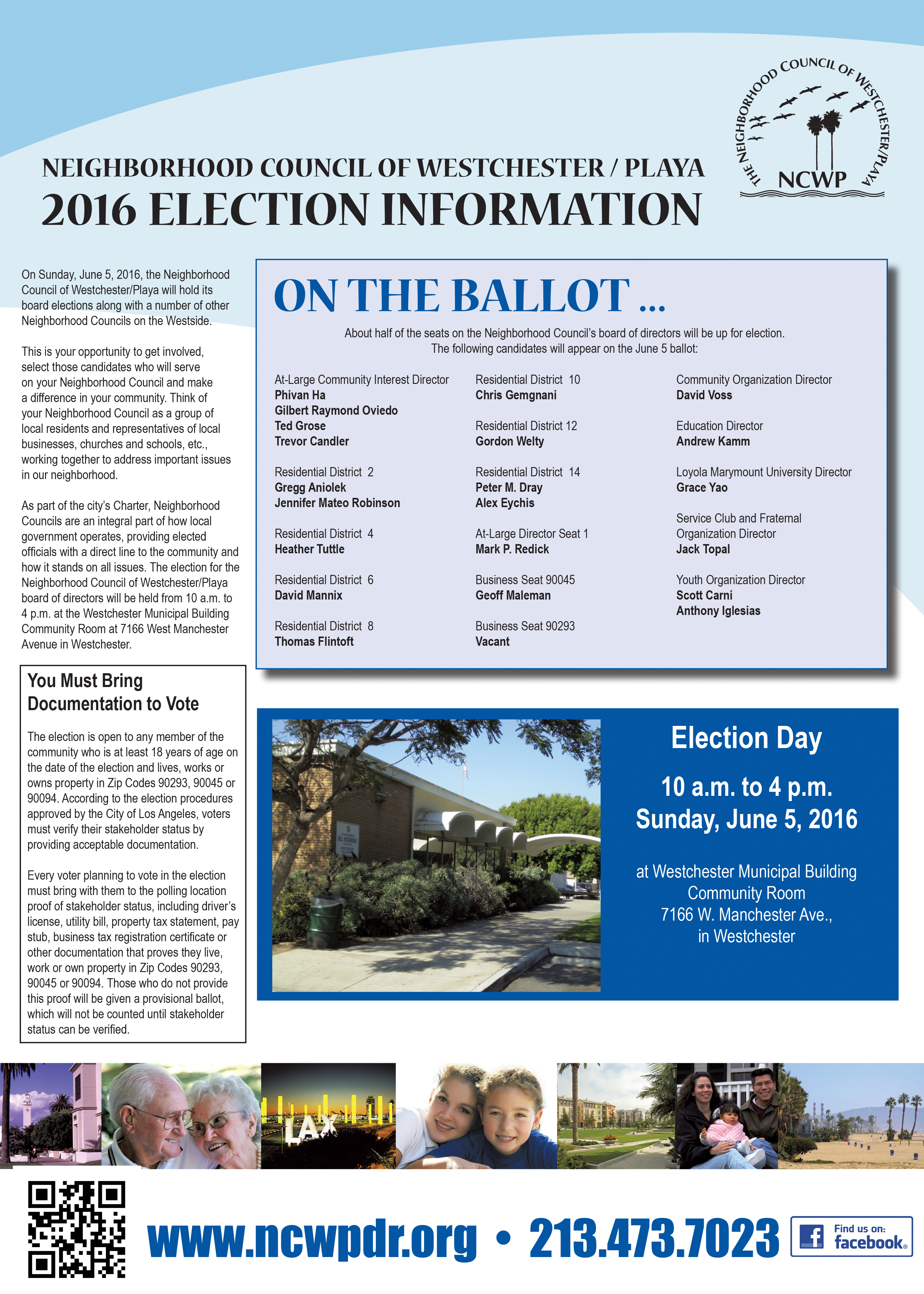 Community encouraged to vote in NCWP election