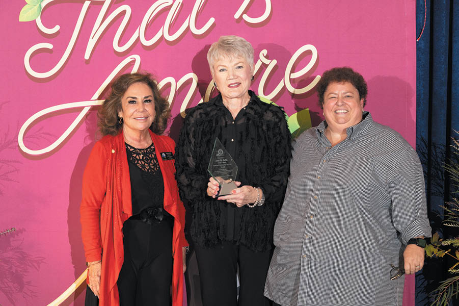 Jane St. John recognized with Sunrise Community Service Award